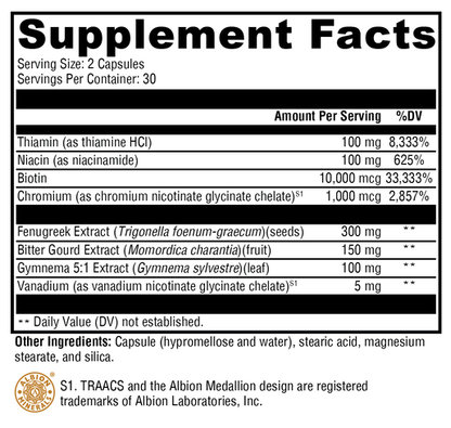 MedCaps IS supplement facts